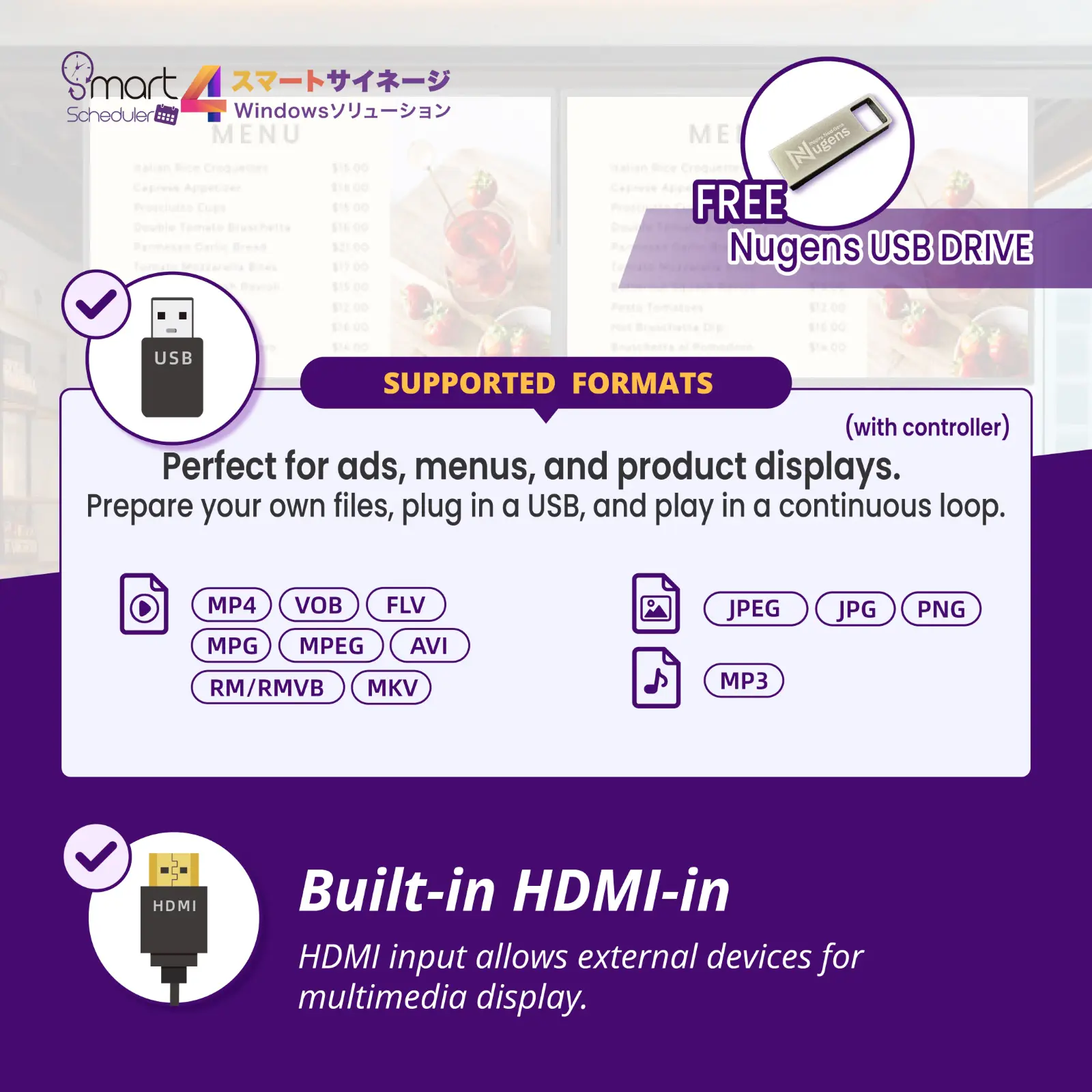 Commercial IPS Panel, Crystal-Clear Display